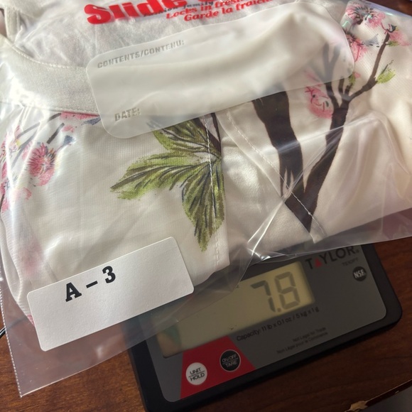 Fashion Family High Low - Long Sheer Blouse 5X Plus Size Floral - Picture 6 of 6